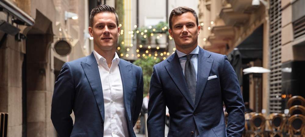 InStitchu founders James Wakefield and Robin McGowan