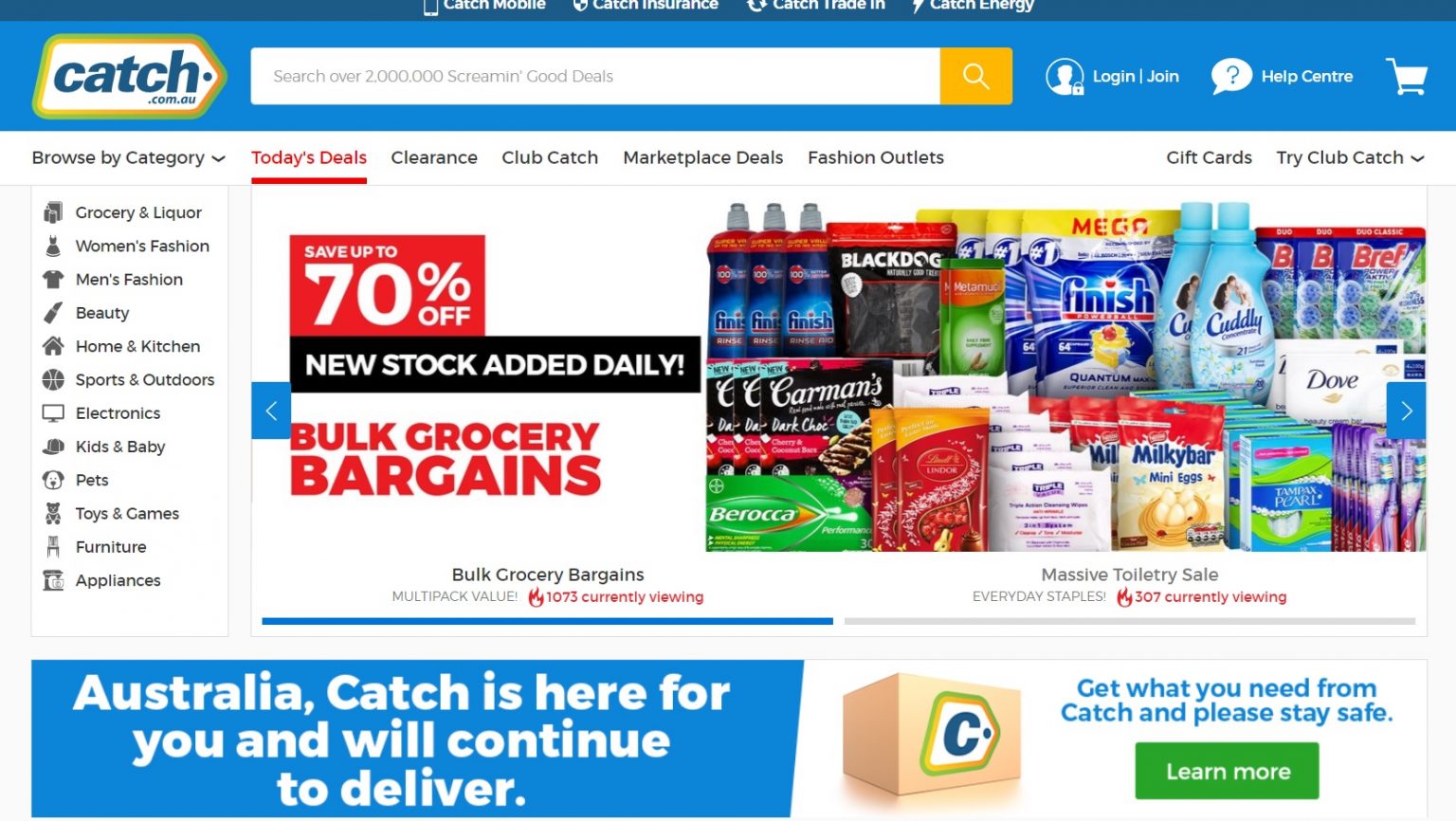 Online marketplace Catch sees product demand almost triple